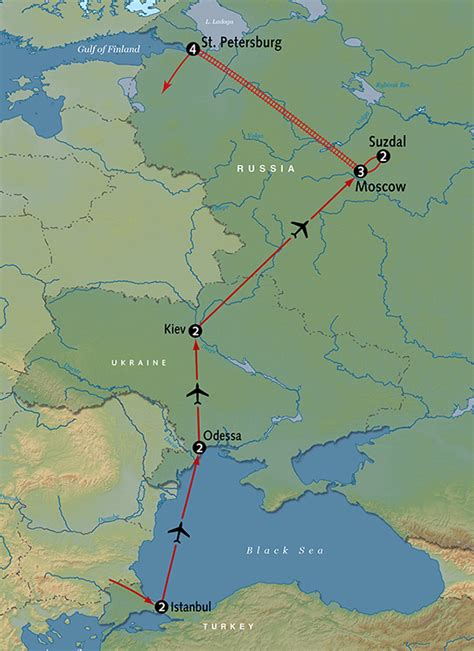 Istanbul to st petersburg